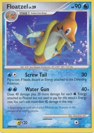 Floatzel (2/12) [Diamond & Pearl: Trainer Kit]