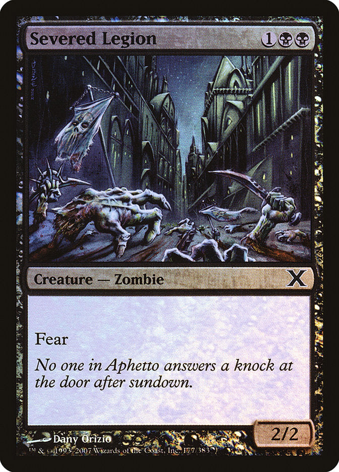 Severed Legion (Premium Foil) [Tenth Edition] (10E 177)