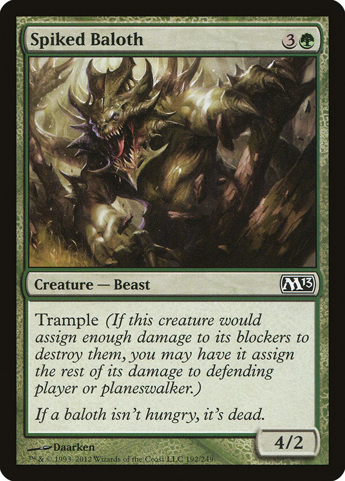 Spiked Baloth [Magic 2013] (M13 192)