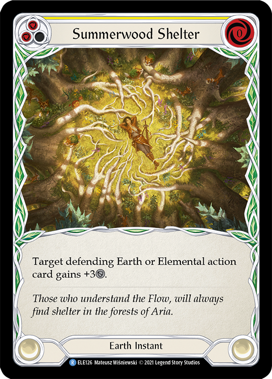 Summerwood Shelter (Yellow) [ELE126] 1st Edition Normal