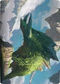 Yasharn, Implacable Earth Art Card [Zendikar Rising Art Series] (AZNR 81)
