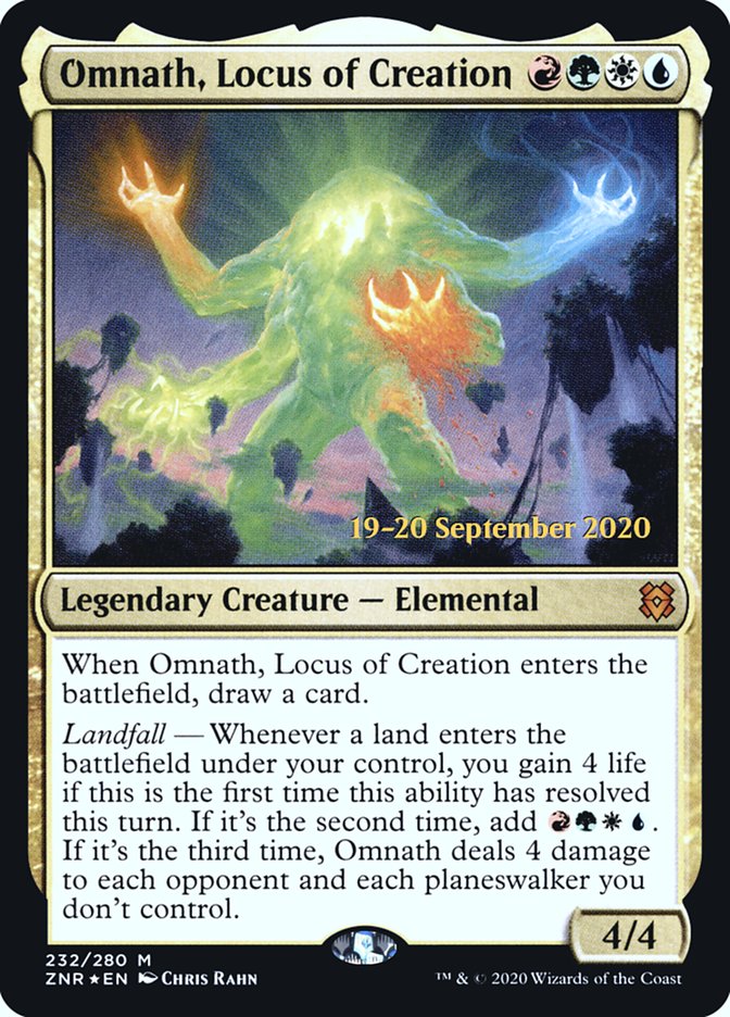 Omnath, Locus of Creation  [Zendikar Rising Prerelease Promos] (PZNR 232S)