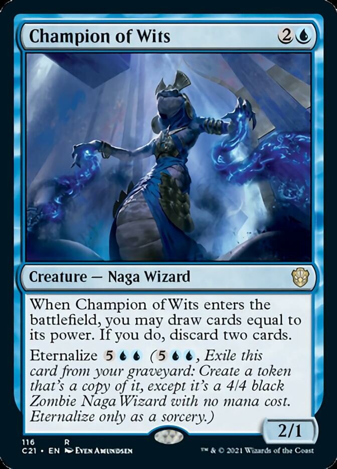 Champion of Wits [Commander 2021] (C21 116)
