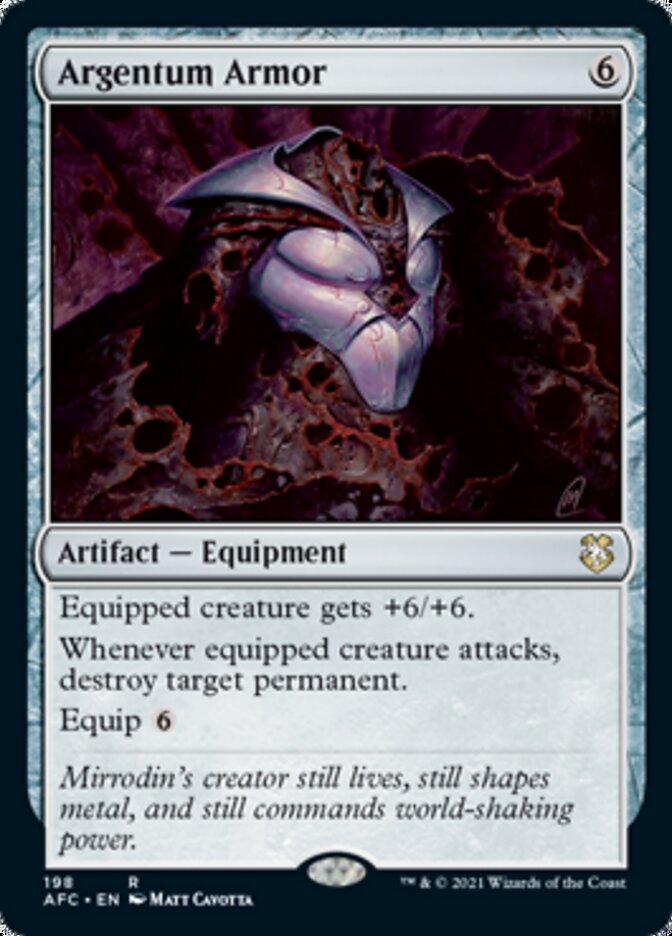 Argentum Armor [Dungeons & Dragons: Adventures in the Forgotten Realms Commander] (AFC 198)