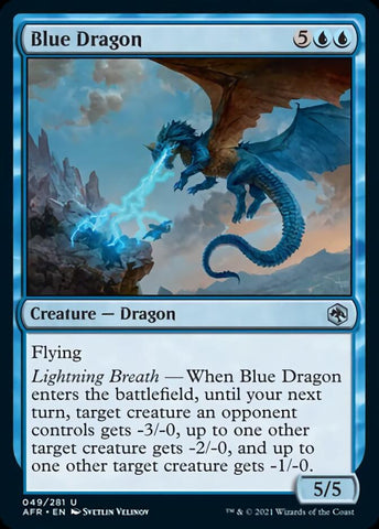 Blue Dragon [Dungeons & Dragons: Adventures in the Forgotten Realms] (AFR 49)