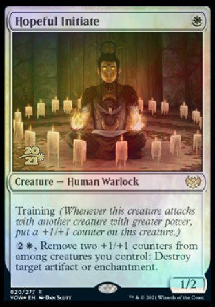 Hopeful Initiate [Innistrad: Crimson Vow Prerelease Promos] (PVOW 20)