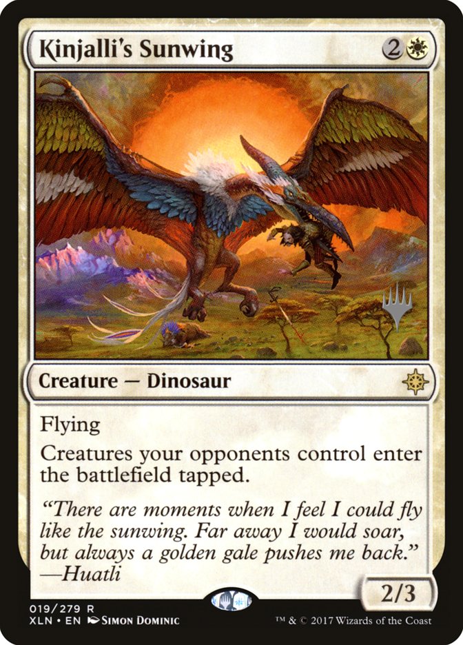 Kinjalli's Sunwing (Promo Pack) [Ixalan Promos] (PXLN 19P)