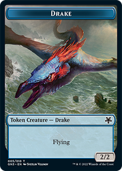 Soldier // Drake Double-sided Token [Game Night 2022 Tokens]