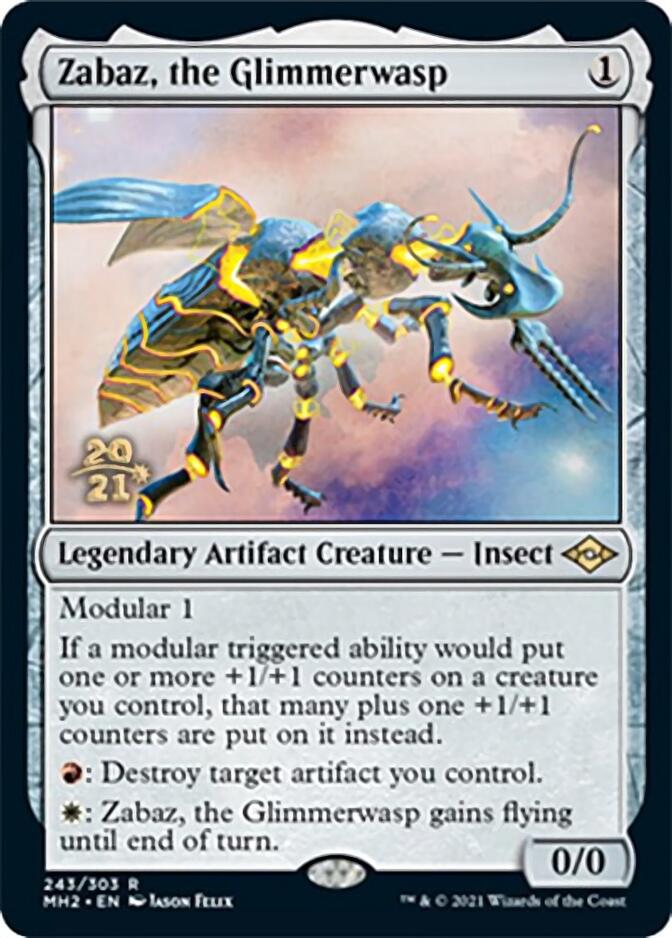 Zabaz, the Glimmerwasp [Modern Horizons 2 Prerelease Promos] (PMH2 243)