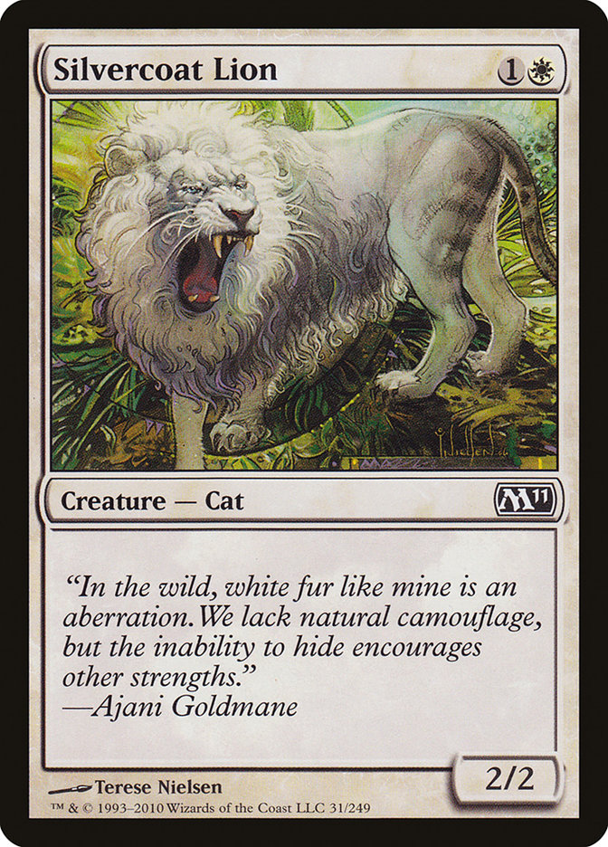 Silvercoat Lion [Magic 2011] (M11 31)