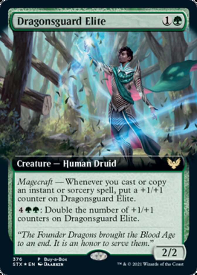 Dragonsguard Elite (Buy-a-Box) [Strixhaven: School of Mages] (PSTX 376)