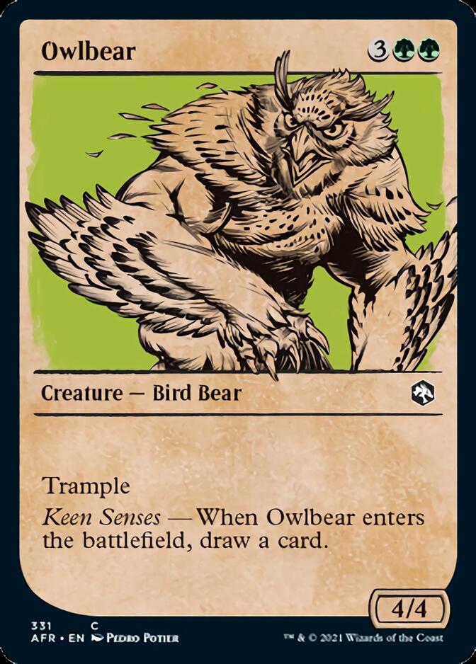 Owlbear (Showcase) [Dungeons & Dragons: Adventures in the Forgotten Realms] (AFR 331)