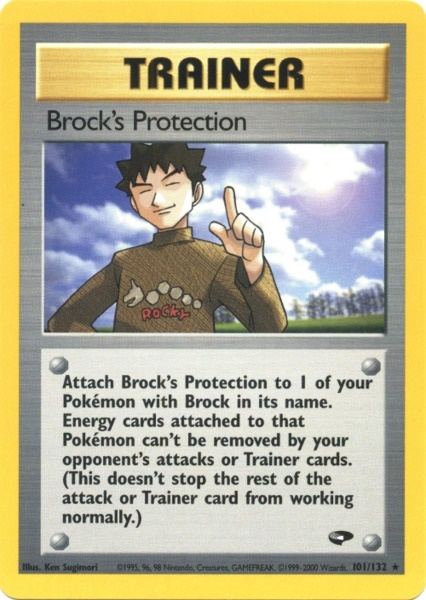 Brock's Protection (101/132) [Gym Challenge]