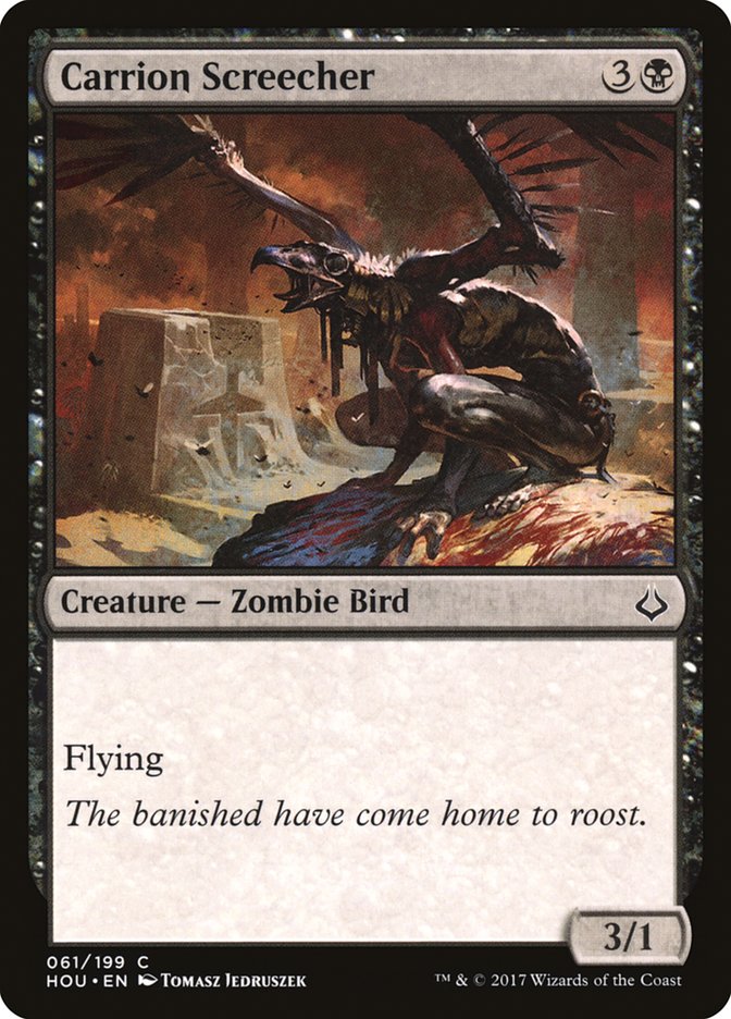 Carrion Screecher [Hour of Devastation] (HOU 61)