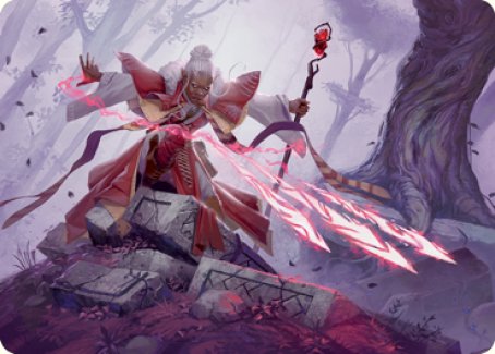 Magic Missile Art Card [Dungeons & Dragons: Adventures in the Forgotten Realms Art Series] (AAFR 48)