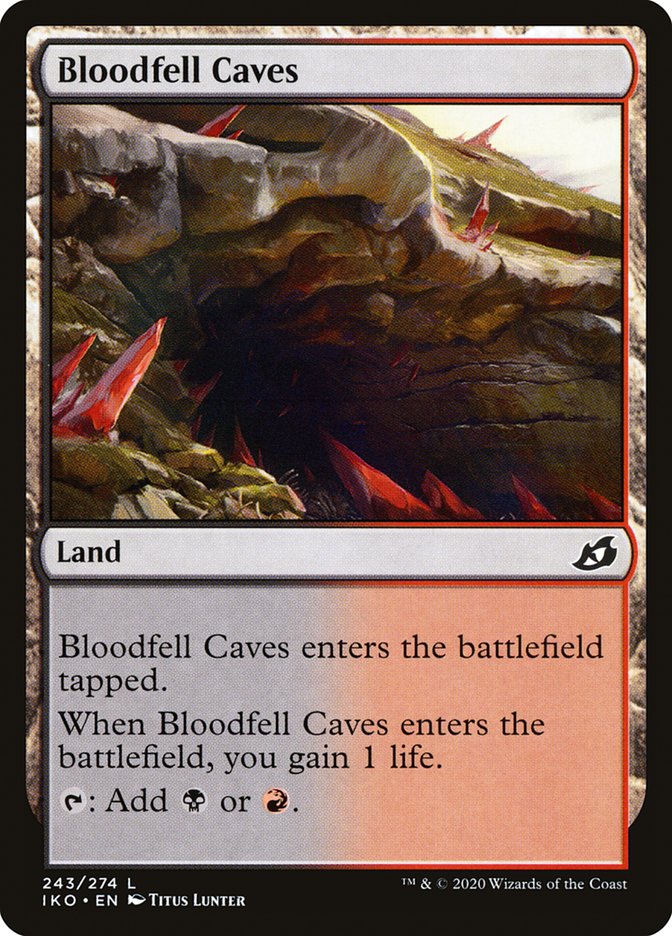 Bloodfell Caves [Ikoria: Lair of Behemoths] (IKO 243)
