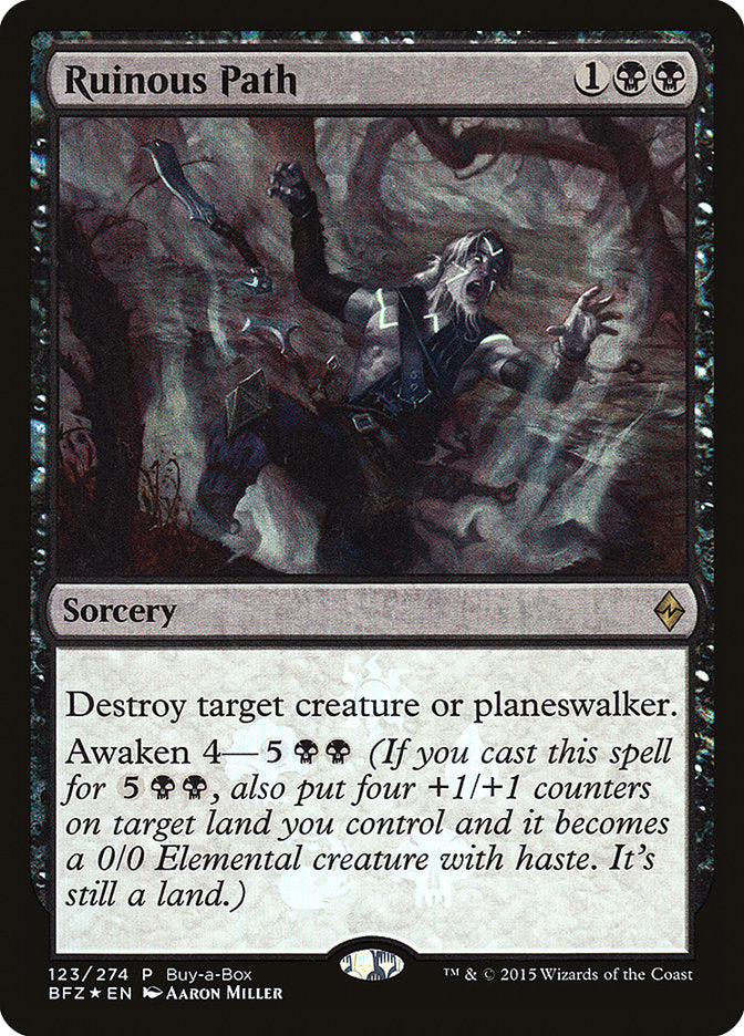 Ruinous Path (Buy-a-Box) [Battle for Zendikar Promos] (PBFZ 123)