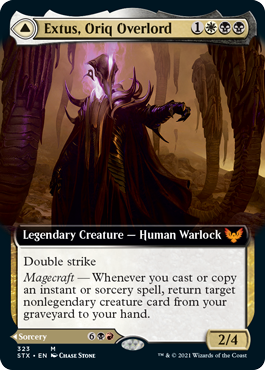 Extus, Oriq Overlord // Awaken the Blood Avatar (Extended) [Strixhaven: School of Mages] (STX 323)