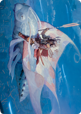 Sky-Blessed Samurai Art Card [Kamigawa: Neon Dynasty Art Series] (ANEO 19)