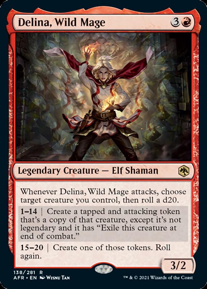 Delina, Wild Mage [Dungeons & Dragons: Adventures in the Forgotten Realms] (AFR 138)