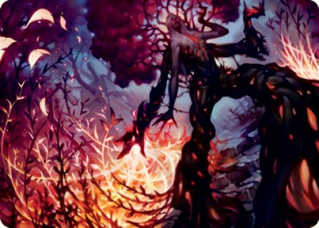 Splendid Reclamation Art Card [Innistrad: Crimson Vow Art Series] (AVOW 55)