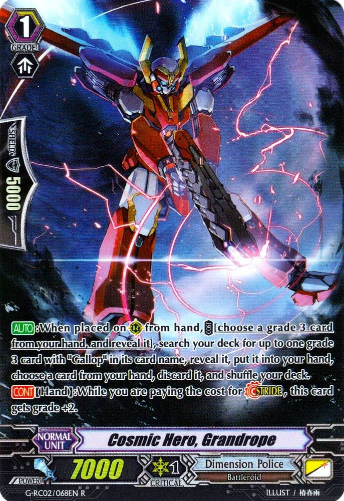 Cosmic Hero, Grandrope (G-RC02/068EN) [Revival Collection]