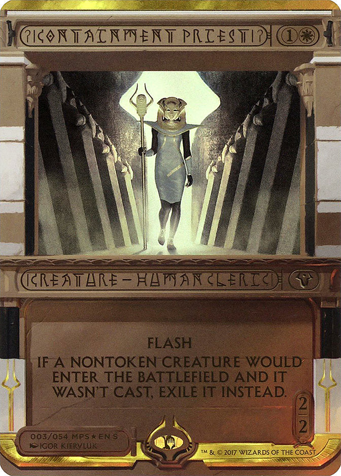 Containment Priest (Invocation) [Amonkhet Invocations] (MP2 3)