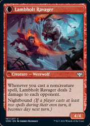 Lambholt Raconteur // Lambholt Ravager [Innistrad: Crimson Vow] (VOW 167)