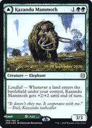 Kazandu Mammoth // Kazandu Valley  [Zendikar Rising Prerelease Promos] (PZNR 189S)
