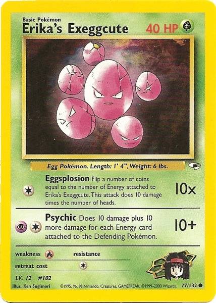 Erika's Exeggcute (77/132) [Gym Heroes]