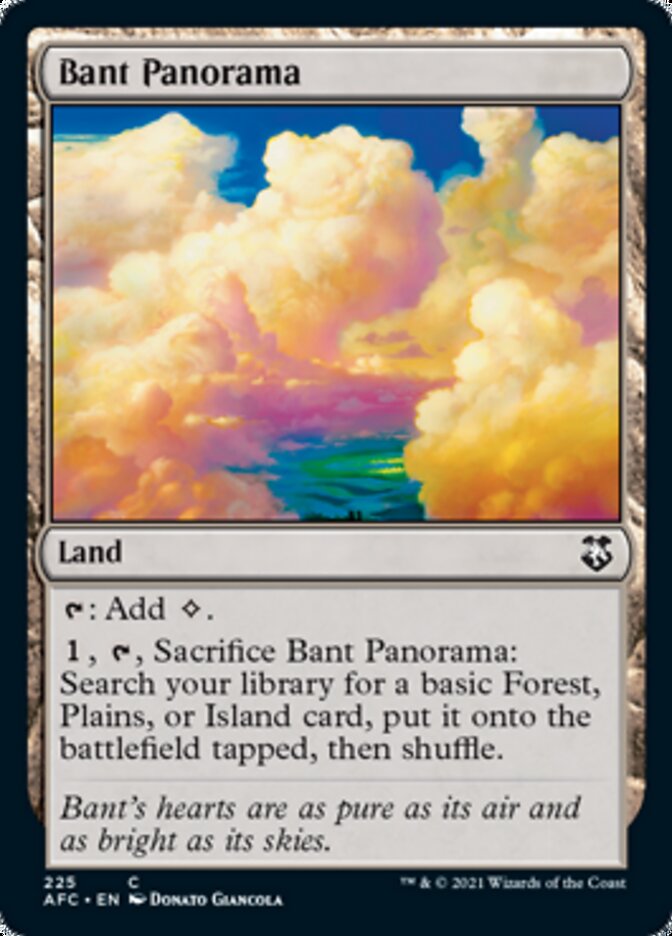 Bant Panorama [Dungeons & Dragons: Adventures in the Forgotten Realms Commander] (AFC 225)