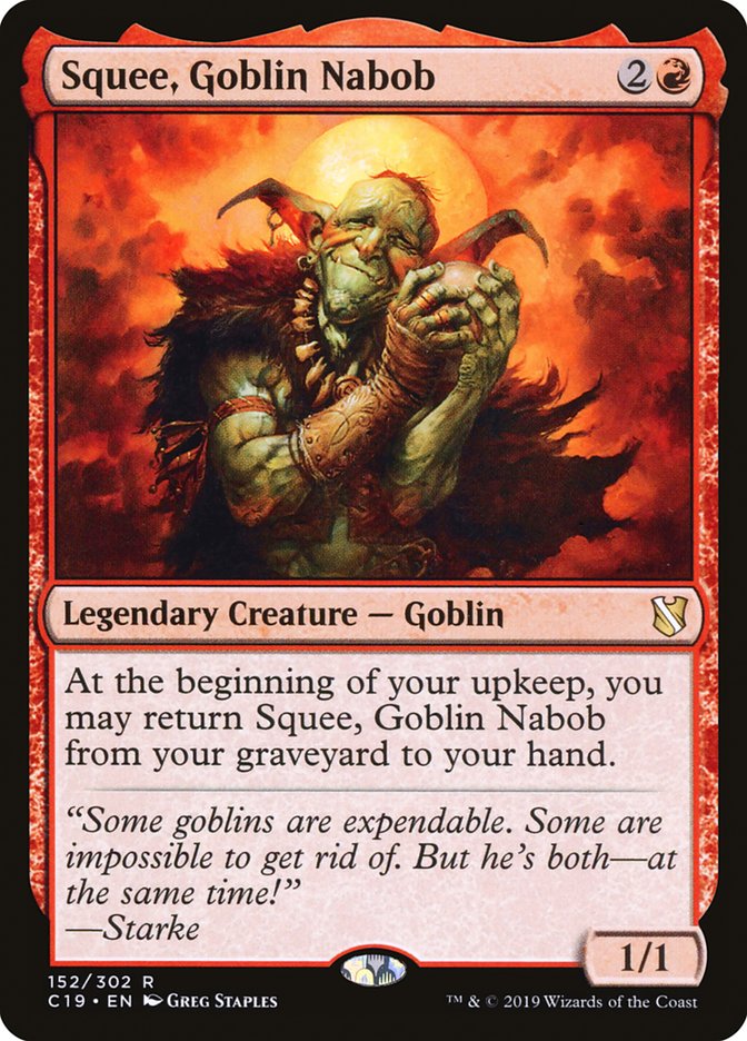 Squee, Goblin Nabob [Commander 2019] (C19 152)