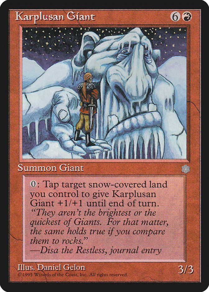 Karplusan Giant [Ice Age] (ICE 196)