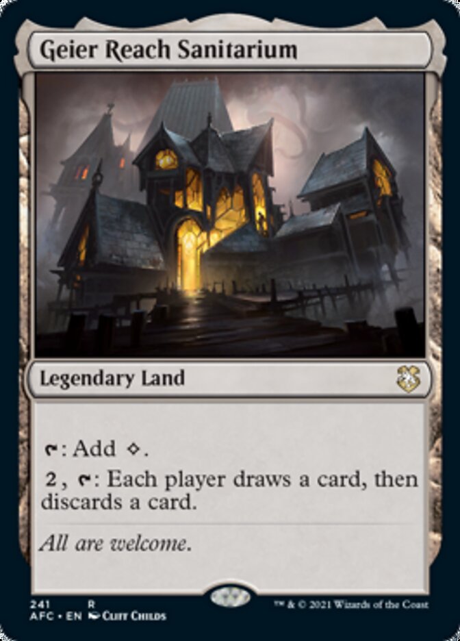 Geier Reach Sanitarium [Dungeons & Dragons: Adventures in the Forgotten Realms Commander] (AFC 241)