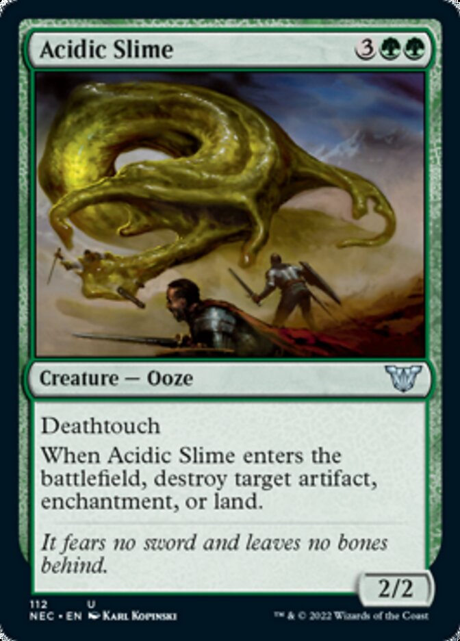 Acidic Slime [Kamigawa: Neon Dynasty Commander] (NEC 112)