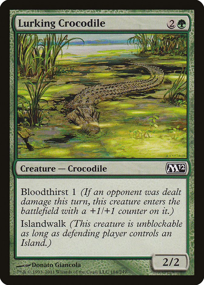 Lurking Crocodile [Magic 2012] (M12 184)