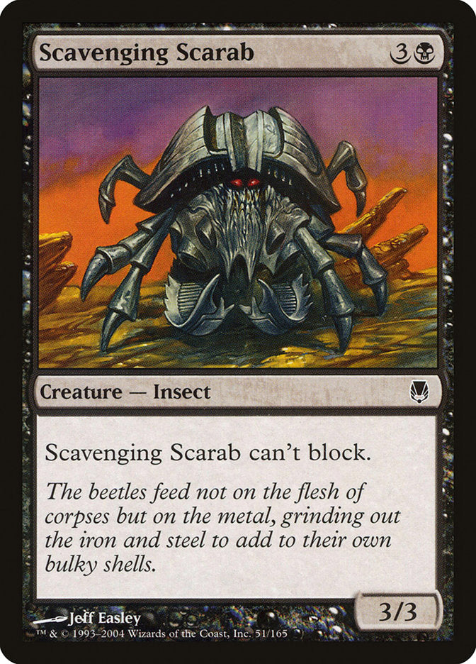 Scavenging Scarab [Darksteel] (DST 51)