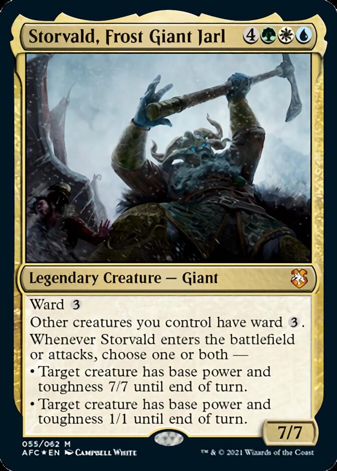 Storvald, Frost Giant Jarl [Dungeons & Dragons: Adventures in the Forgotten Realms Commander] (AFC 55)