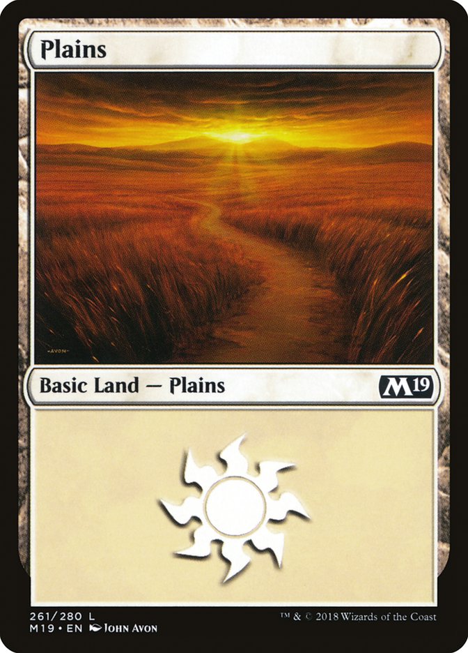 Plains (261) [Core Set 2019] (M19 261)
