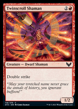 Twinscroll Shaman [Strixhaven: School of Mages] (STX 118)