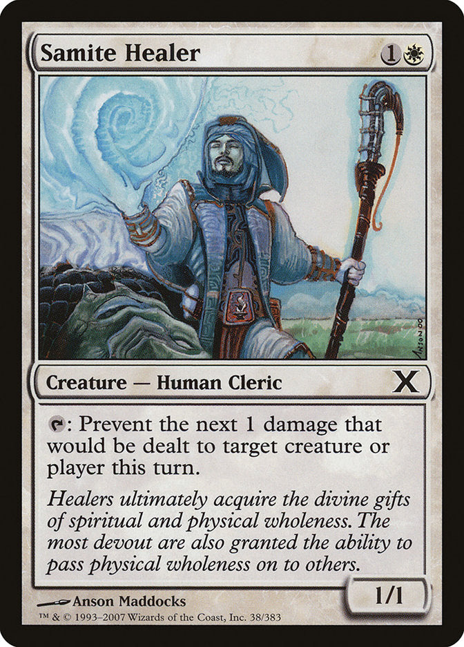 Samite Healer [Tenth Edition] (10E 38)