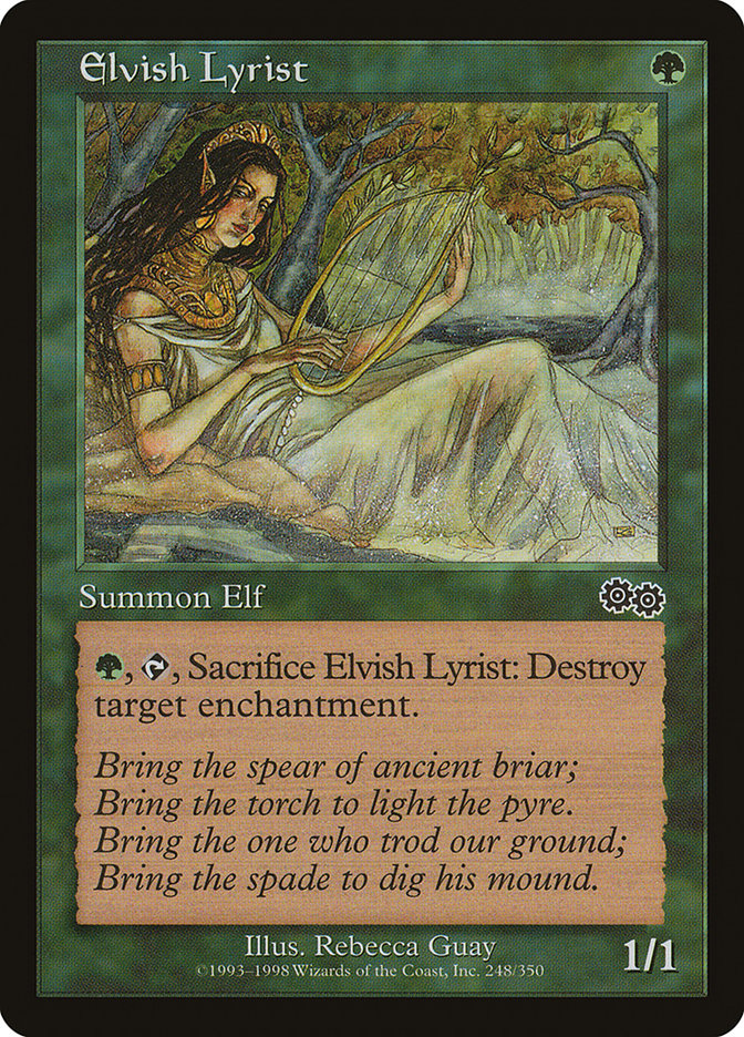Elvish Lyrist [Urza's Saga] (USG 248)