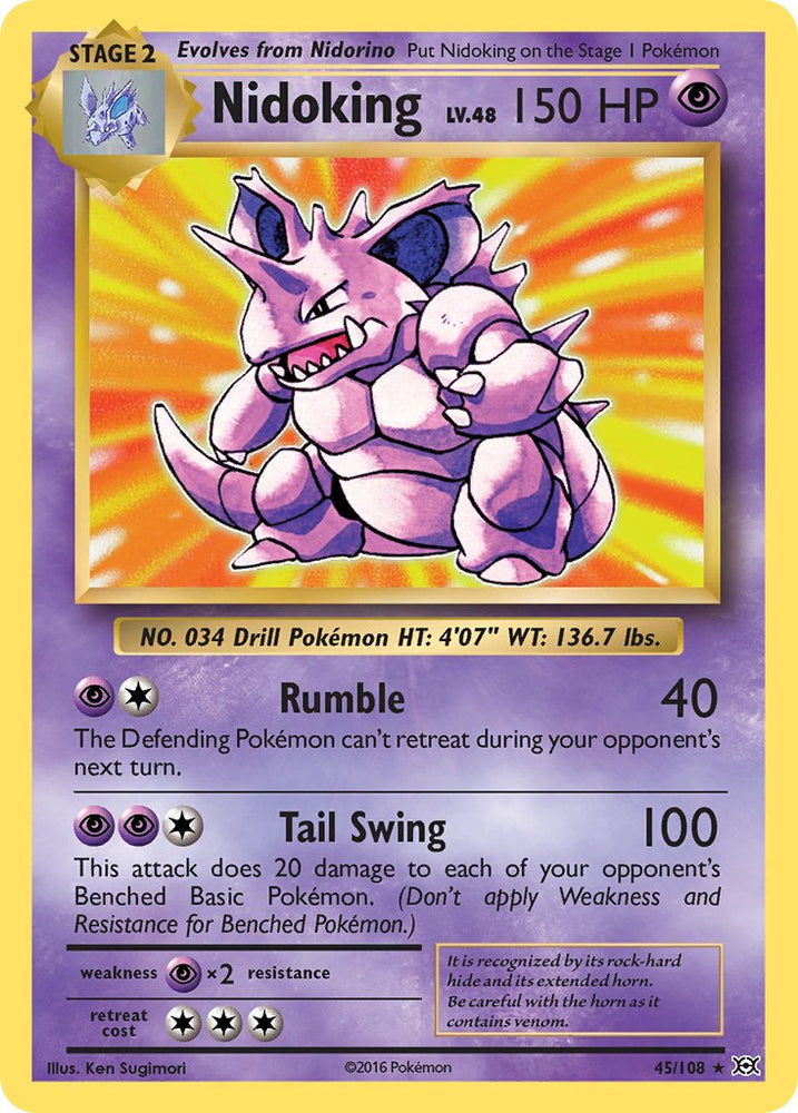 Nidoking (XY Evolutions) (45/108) [Theme Deck Exclusives]