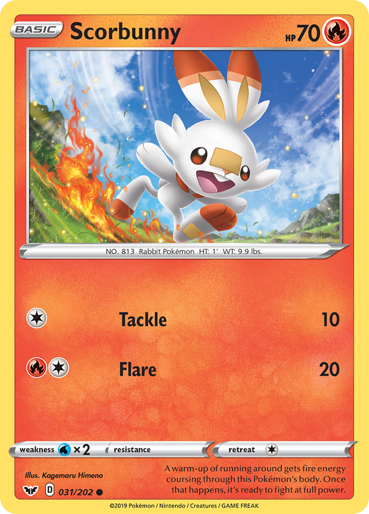 Scorbunny (31/202) [Sword & Shield: Base Set]