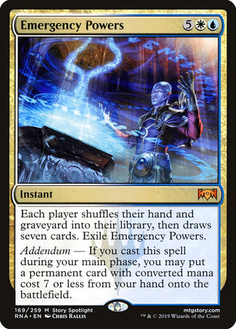 Emergency Powers [Ravnica Allegiance] (RNA 169)