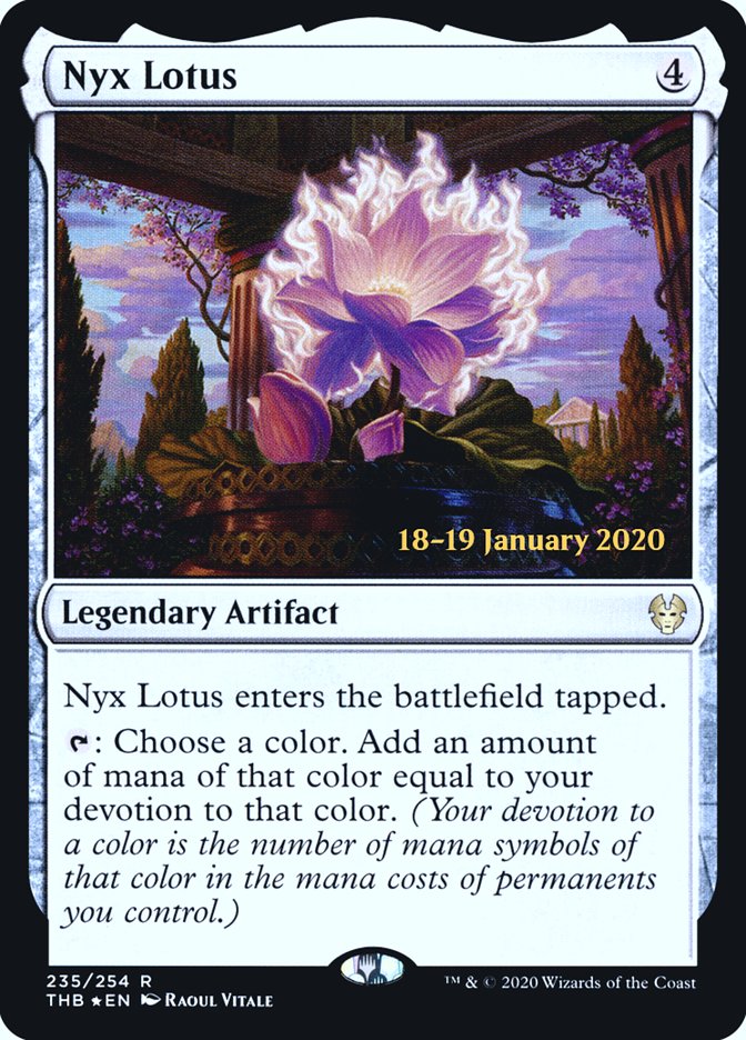 Nyx Lotus [Theros Beyond Death Prerelease Promos] (PTHB 235S)