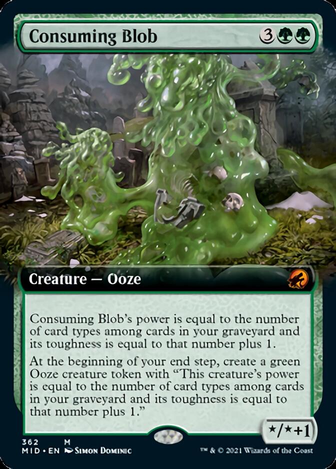 Consuming Blob (Extended) [Innistrad: Midnight Hunt] (MID 362)