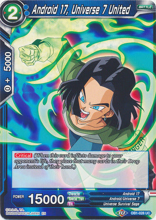 Android 17, Universe 7 United [DB1-028]