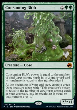 Consuming Blob (Promo Pack) [Innistrad: Midnight Hunt Promo Pack] (PMID 177)