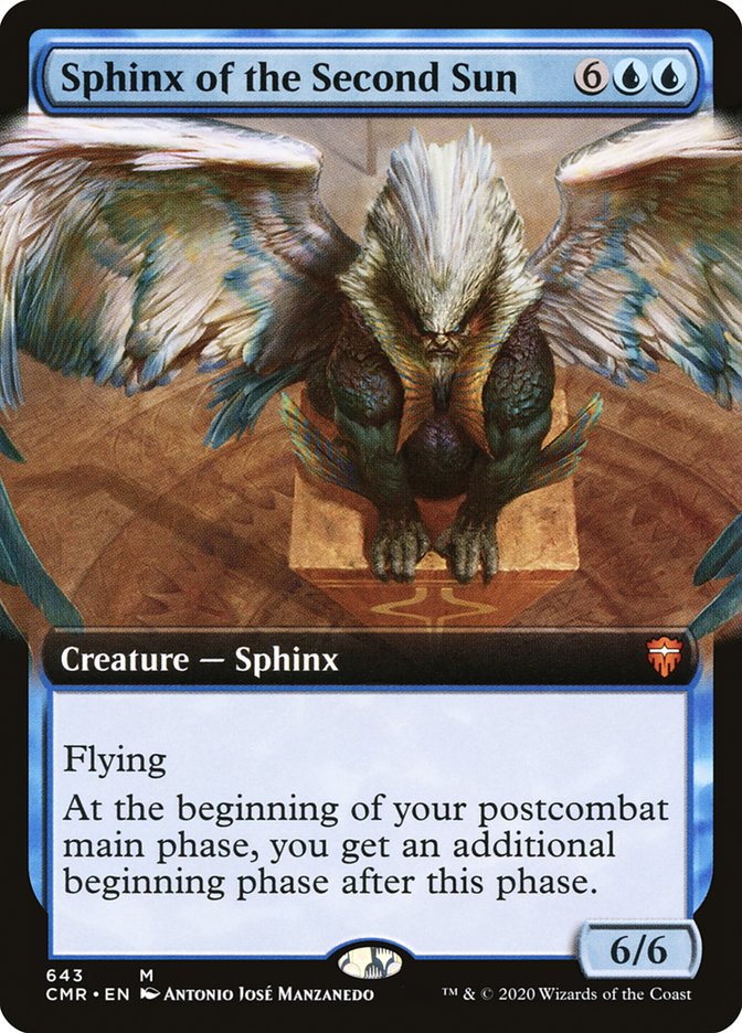Sphinx of the Second Sun (Extended Art) [Commander Legends] (CMR 643)